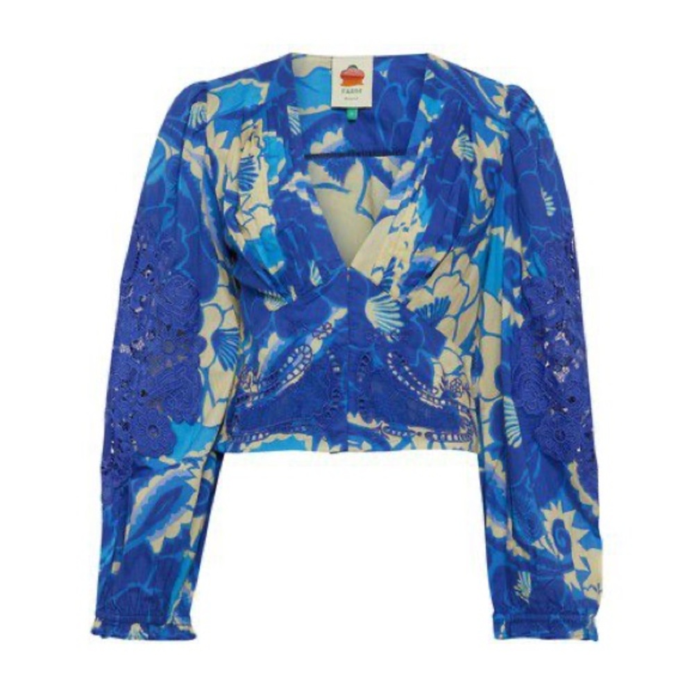 Farm Rio Tropical Groove Blouse